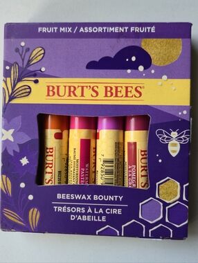 🎀HOLD🎀 Burts Bees Fruit Mix Lip Balm Set